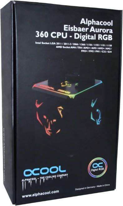 Actual product image Alphacool Polar bear Aurora 360