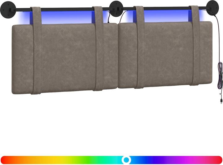 Actual product image vidaXL Modernes Kopfteil (130 x 5 x 5 cm)