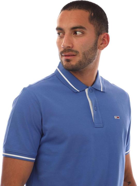 Produktbild Tommy Jeans Poloshirt Mit kontrastfarbenen Streifen Regulär (L)