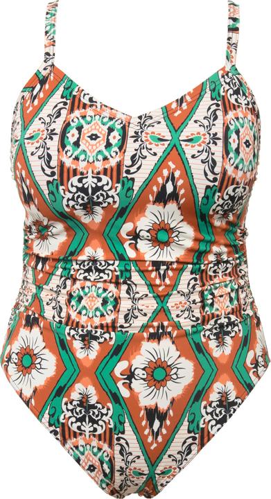Image du produit Studio Untold Maillot de bain à bonnets souples, avec imprimé coloré et anneau fantaisie au dos (46)