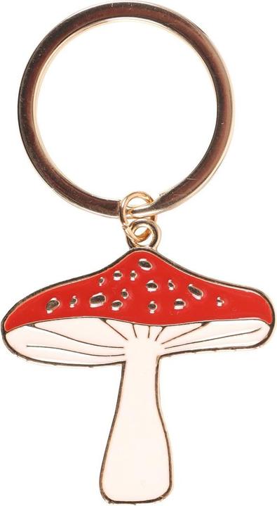 Actual product image Something Different Lucky Toadstool Keyring