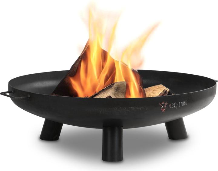 BBQ-Toro Feuerschale mit Standbeinen und Griffen
