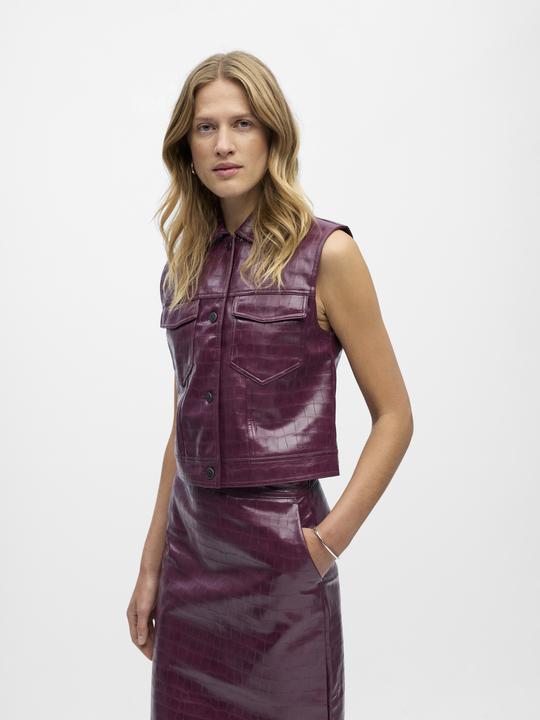 Actual product image Object PU Kroko Weste (36)