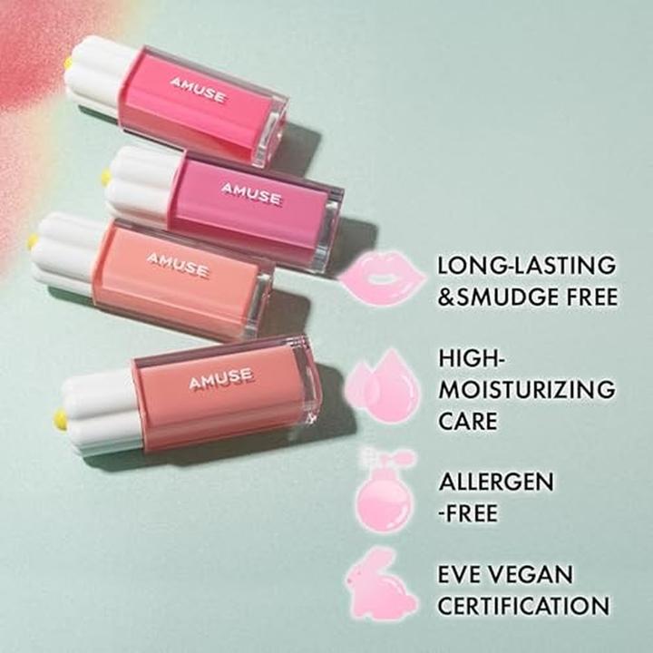 Produktbild Amuse Dew Tint Lang anhaltender Lipgloss
