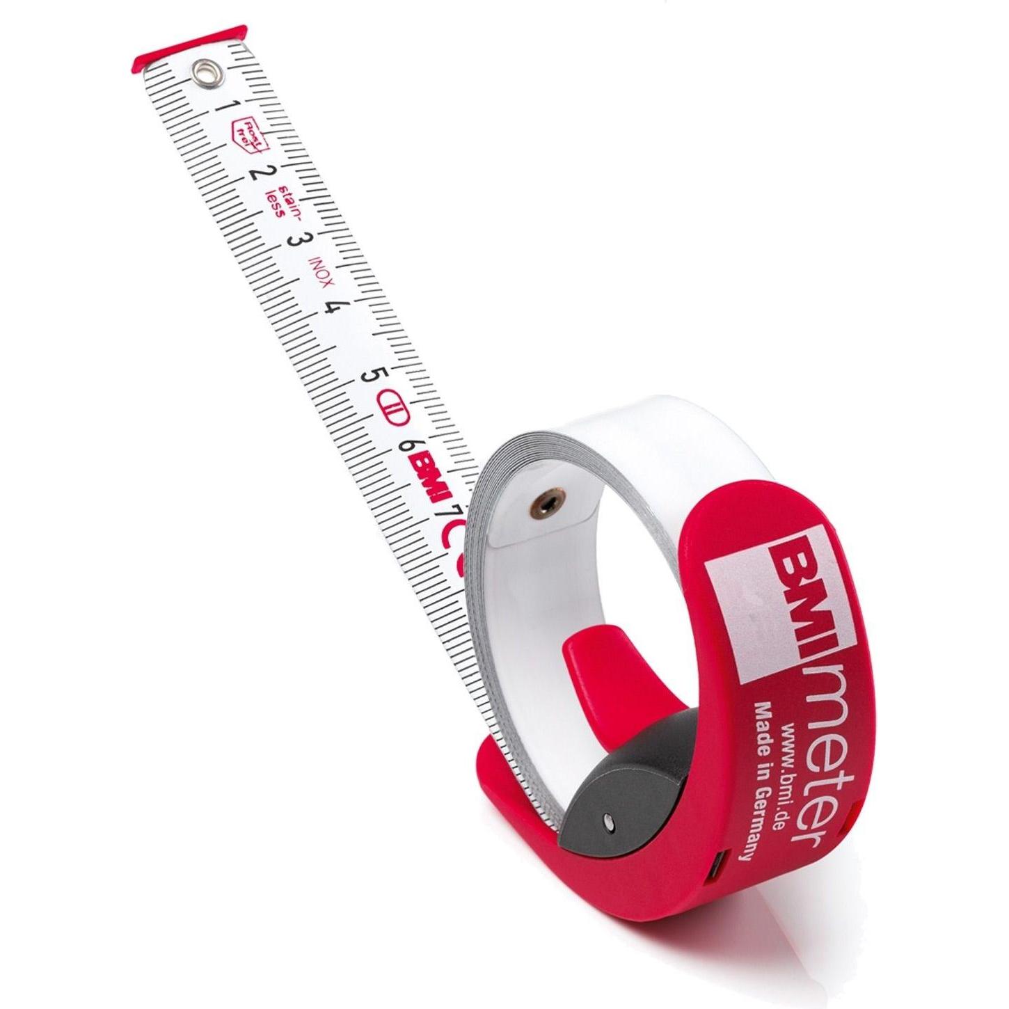 BMI, Längenmesswerkzeug, Taschenrollbandmass meter Länge 3 m Breite 16 mm mm/cm EG II Kunststoff Linealfunktion (mm)