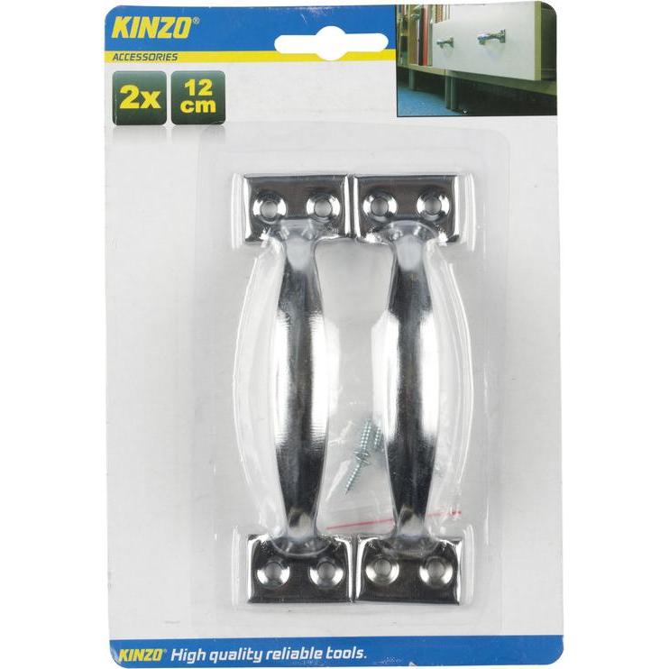 Thumbnail - Kinzo, Möbelgriff, Handles chrome 12cm 2pcs