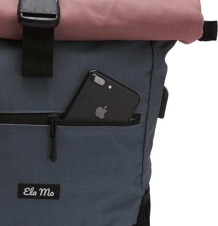 Immagine prodotto Ela Mo Freizeit Rucksack mit Laptopfach & Anti Diebstahl Tasche (26 l)