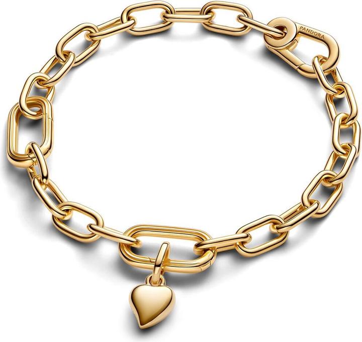 Image du produit Pandora Heart mini Dangle Charm (Métal, 14K plaqué or)