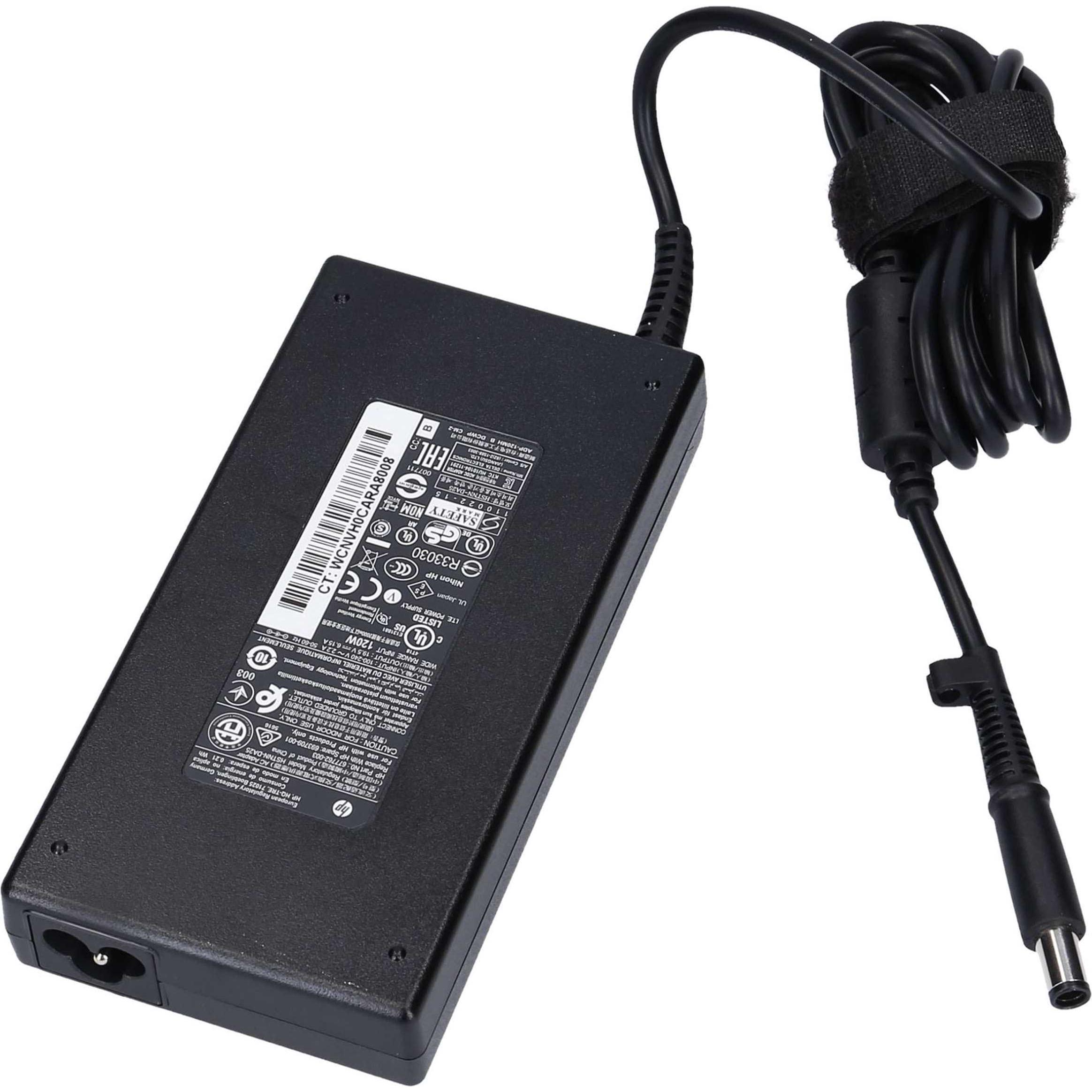 Thumbnail - HP 519331-001 (120 W), Notebook Netzteil, Schwarz