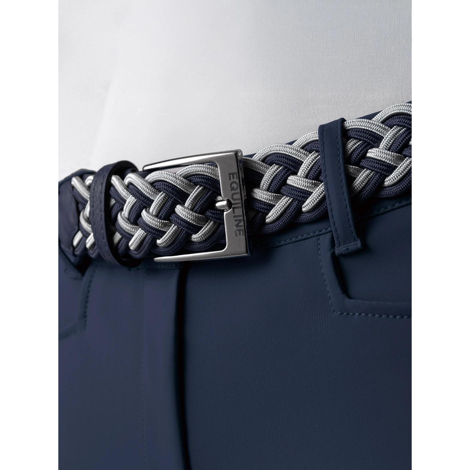 Thumbnail - Equiline, Herren, Gürtel, Elastischer geflochtener Gürtel, Blau, (90)