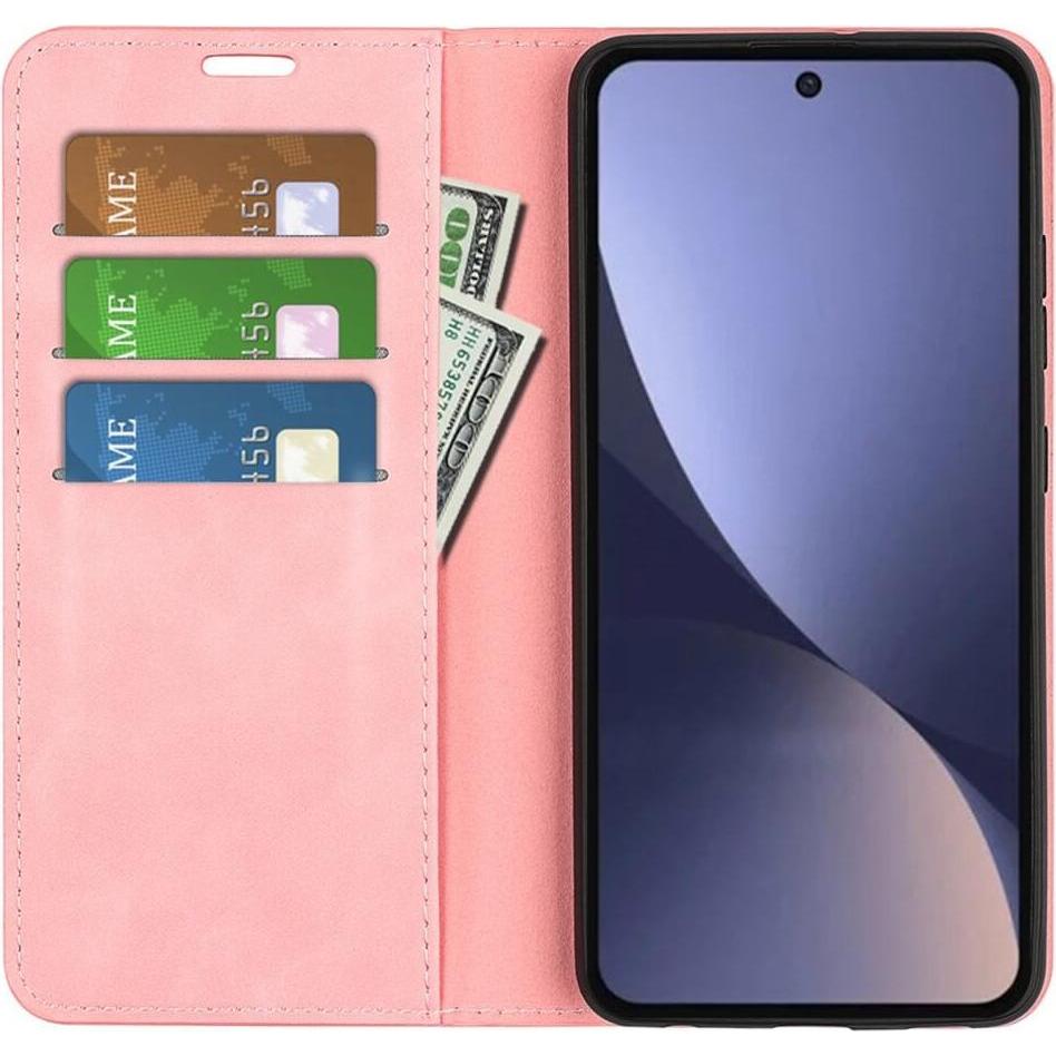 Thumbnail - Cover-Discount Xiaomi 13 - Stand Flip Case Hülle rosa (Xiaomi 13), Smartphone Hülle, Rosa