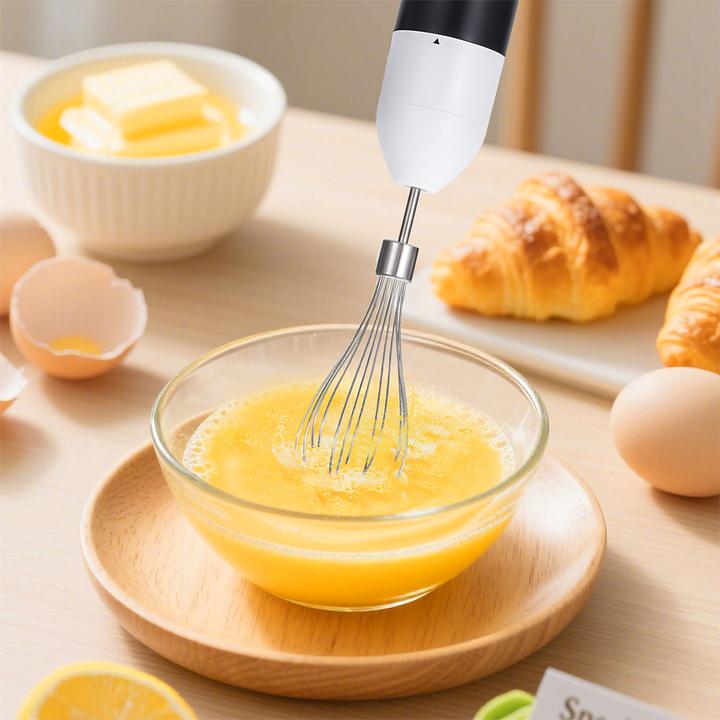 Produktbild Ideoon Stabmixer-Set mit Zerkleinerer, Schneebesen und Becher, 400 Watt