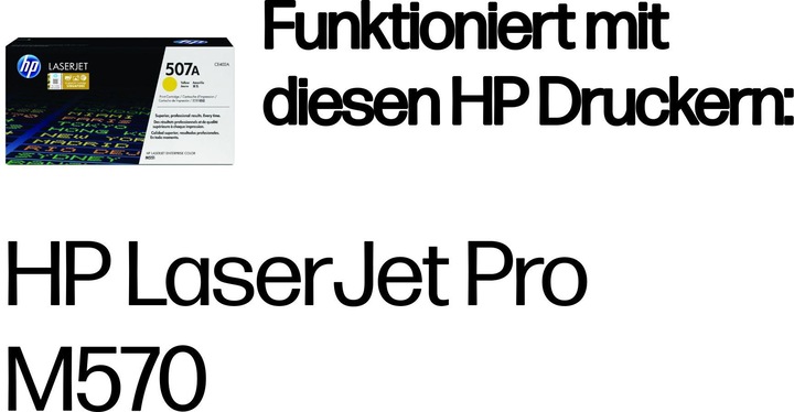 Actual product image HP 507a (Y)