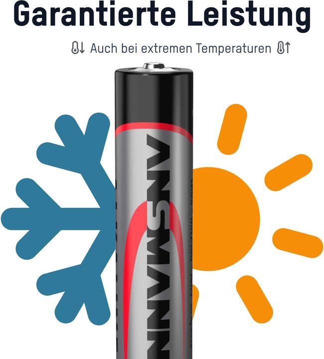 Productafbeelding Ansmann ANS 1521-0039 - Alkaline batterij AAA Micro 100-pack - Batterij (1 Pcs., AAA, 540 mAh)