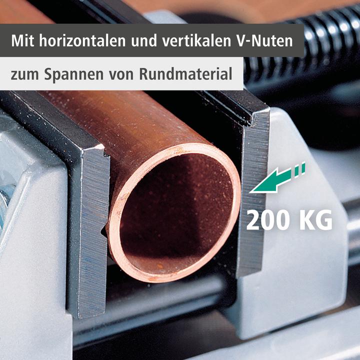 Produktbild wolfcraft 1 Universal-Schraubstock Backenbr. 100mm (100 mm)