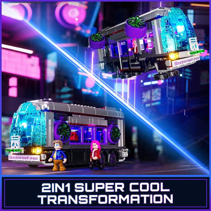 Image du produit Lumibricks Cyberpunk Bus