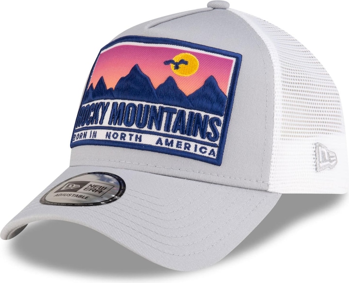 Image du produit New Era 9Forty A-Frame Trucker Cap - Gris Rocky Mountains (Taille unique)