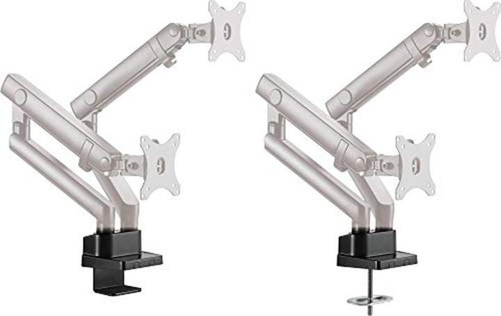 Actual product image Icy Box Monitor stand with desk mount for two monitors up to 32" (81 cm), IB-MS314-T (Table, 32")