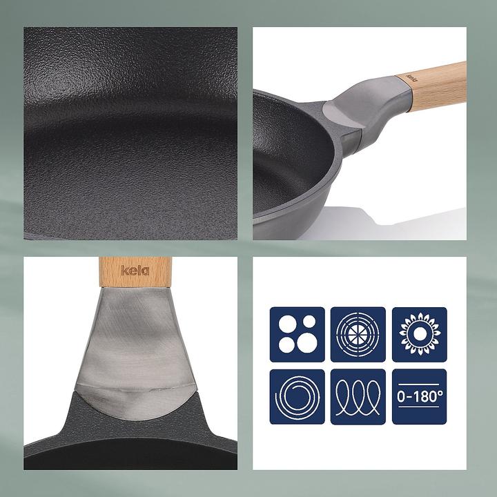 Produktbild Kela Wok-Pfanne Vitana (30 cm, Wok Pfanne, Aluminiumguss)