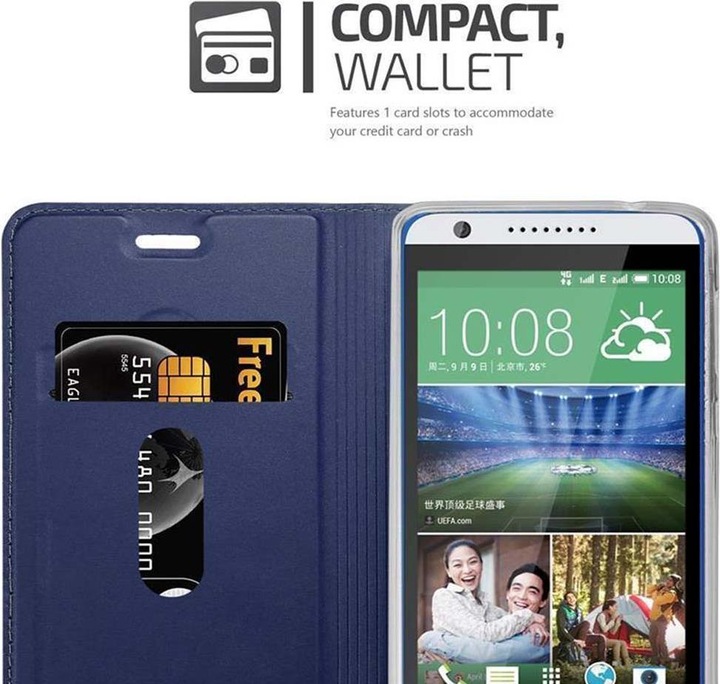 Actual product image Cadorabo Book Classy Style Cover (HTC Desire 820)