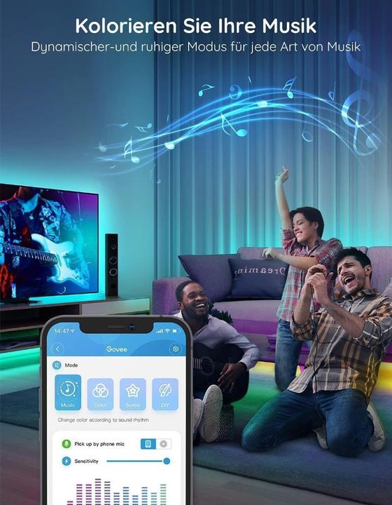Actual product image Govee LED Strip Smart (RGB, 3000 cm, Indoor)