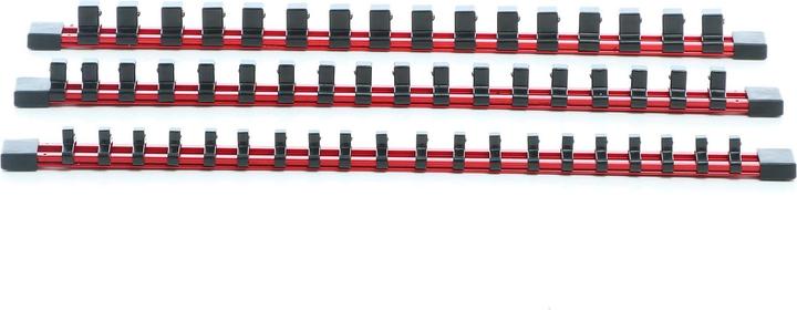 Immagine prodotto XPOtool 3x Supporto organizzatore per chiavi a bussola per 54 chiavi a scatola da 1/2", 1/4" e 3/8"