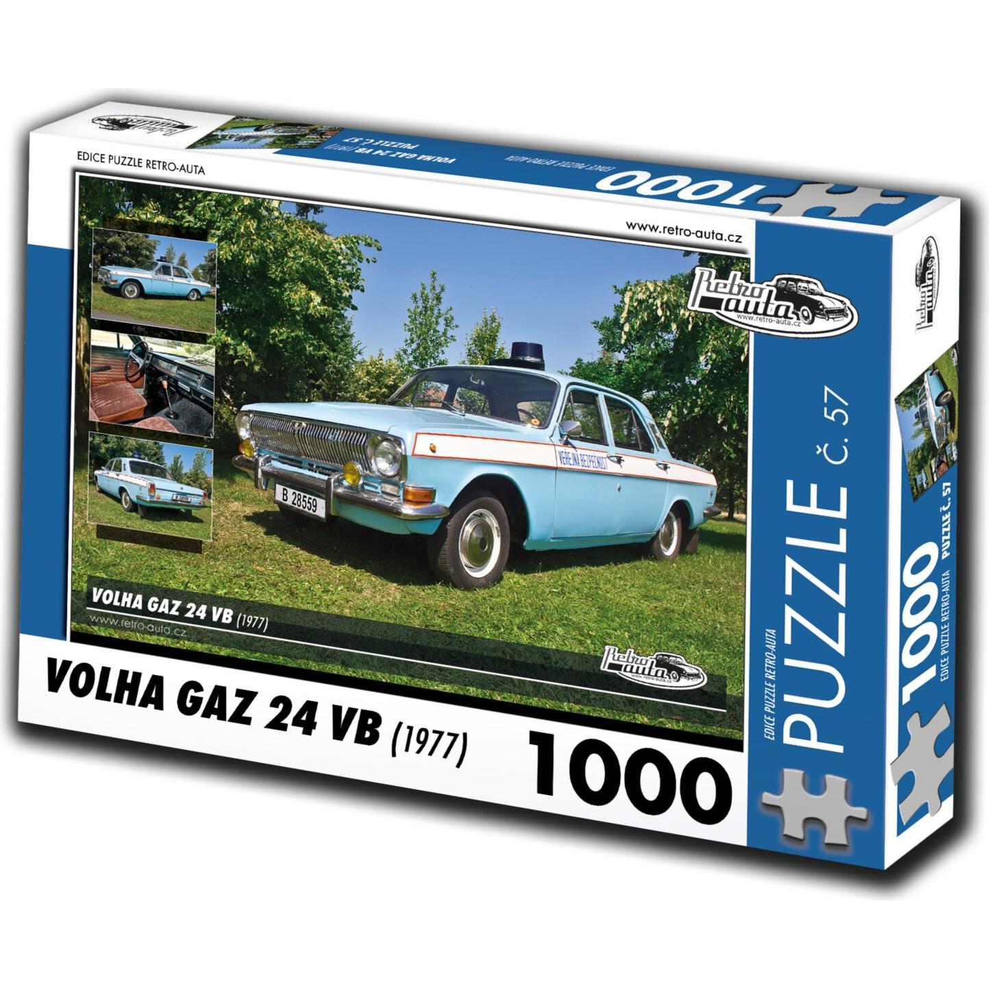 Retro-auta Puzzle Nr. 57 Wolga Gaz 24 UK (1977) 1000 Teile (1000 Teile)