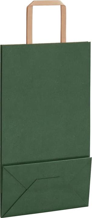 Image du produit vidaXL Sacs en papier kraft 50 pcs. avec anse Vert 21x11x36 cm Sac en papier (50x)