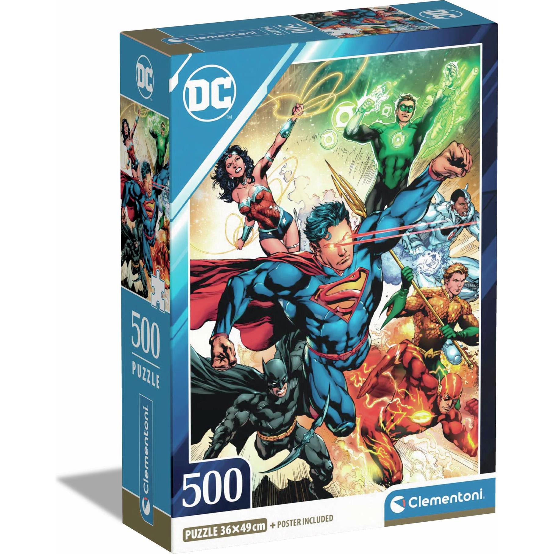 Clementoni Pezzi di puzzle DC Comics (500 pezzi)