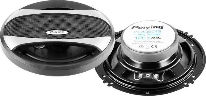 Actual product image Peiying PYAQ604S car speaker