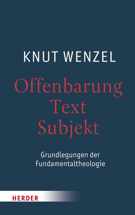 Produktbild Offenbarung Text Subjekt (Deutsch, Knut Wenzel, 2016)