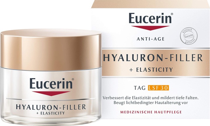 Image du produit Eucerin HYALURON-FILLER + ELASTICITY Soin de jour SPF 30 (50 ml, Crème de jour, SPF 30)