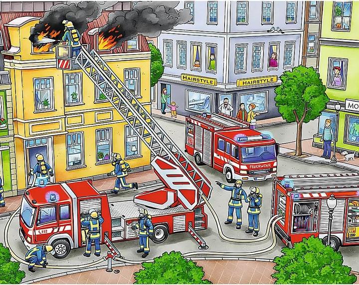 Produktbild Ravensburger Mit Blaulicht unterwegs (12 Teile)