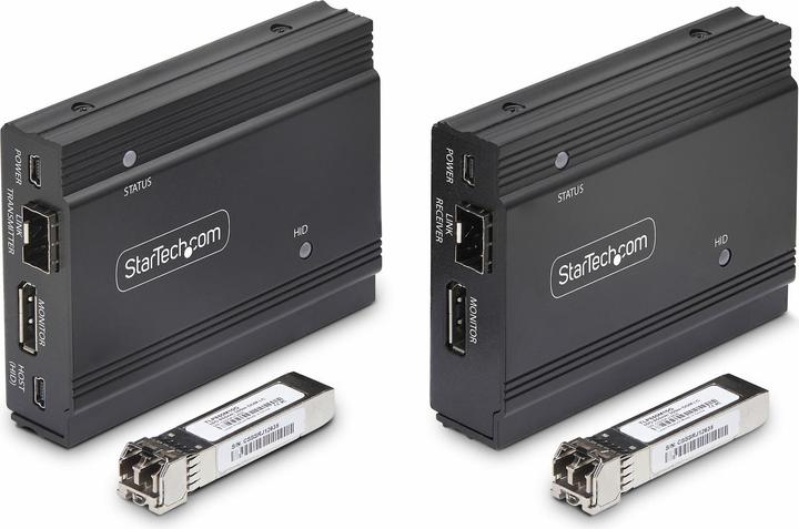 Actual product image StarTech com DisplayPort KVM Extender over Fiber Optic, 4K 60Hz, Console Extender Kit, Up to 984ft/3