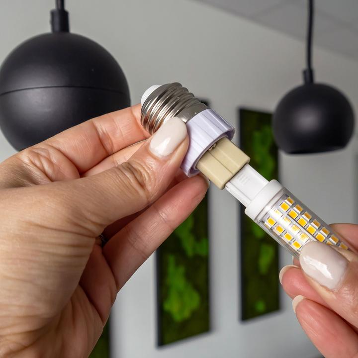 Produktbild Intirilife E14 auf GU10 Lampensockel Adapter