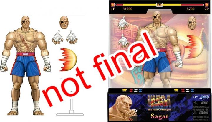 Productafbeelding Jada Street Fighter II Sagat 7,5" Figuur