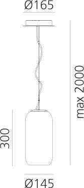 Artemide Gople Mini Pendelleuchteleuchte Bronze/Black (E14, 236 lm)