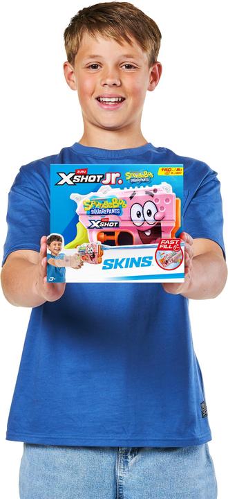 Actual product image Xshot Water ZURU - Fast-Fill Spongebob Jr. Blaster (Removable)