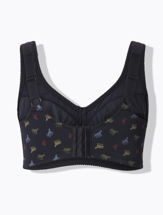 Actual product image Ulla Popken Tassel Print Relief Bra (85 E)