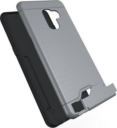 Actual product image MU Classic Hard and soft plastic cover with kickstand (Samsung Galaxy A8 (2018))