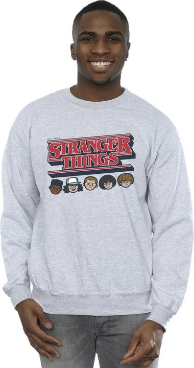 Produktbild Netflix Stranger Things Caricature Logo Sweatshirt (3XL)