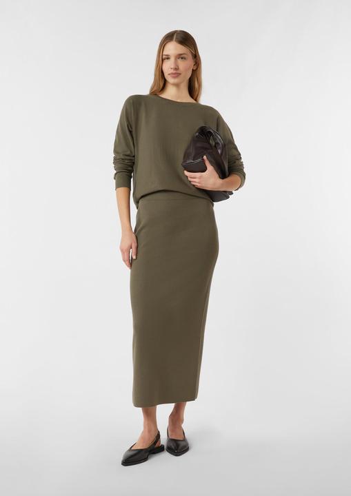 Produktbild Comma Strickpullover Milano Strick mit Schmuck-Knopf an der Manschette (46)