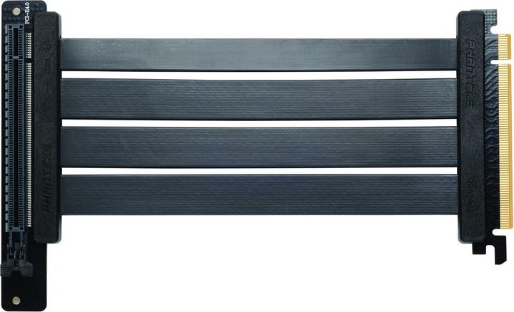 Actual product image Phanteks PCI-E 4.0 x16 riser ribbon cable, 90 degrees