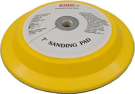 Elmag - Schleifteller Ø 175 mm, ungelocht Klett/Velcro, M 14x2 Aufnahme