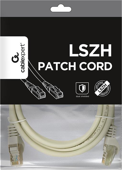 Produktbild Gembird PP6A-LSZHCU-1.5M patchcord RJ45, cat. 6A, SFTP, LSZH, 1.5m, silver (SFTP, CAT6a, 1.50 m)