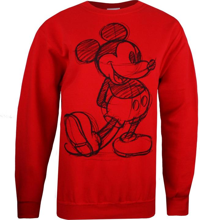 Immagine prodotto Disney Felpa girocollo Donna/Ladies Mickey Mouse Sketch (S)