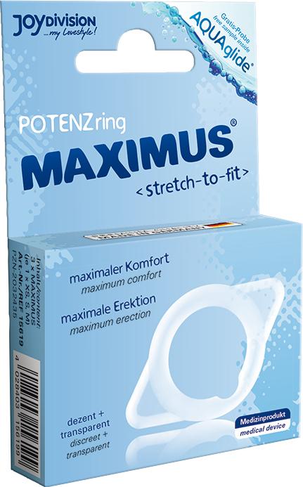 Productafbeelding Joydivision MAXIMUS" potentie ring voor een maximale erectie, maat S (6.80 cm)