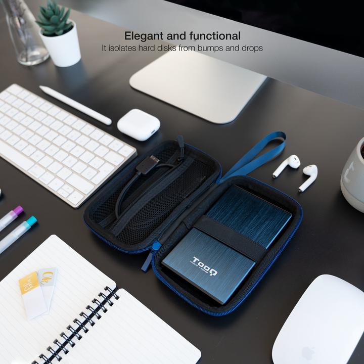Produktbild Tooq Technology Funda Caja Externa 2.5" Azul Pacifico