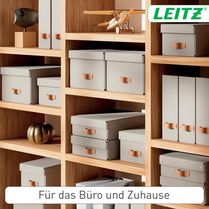Produktbild Leitz Archivbox Puro Recyclingkarton Klein mit Deckel (A5)
