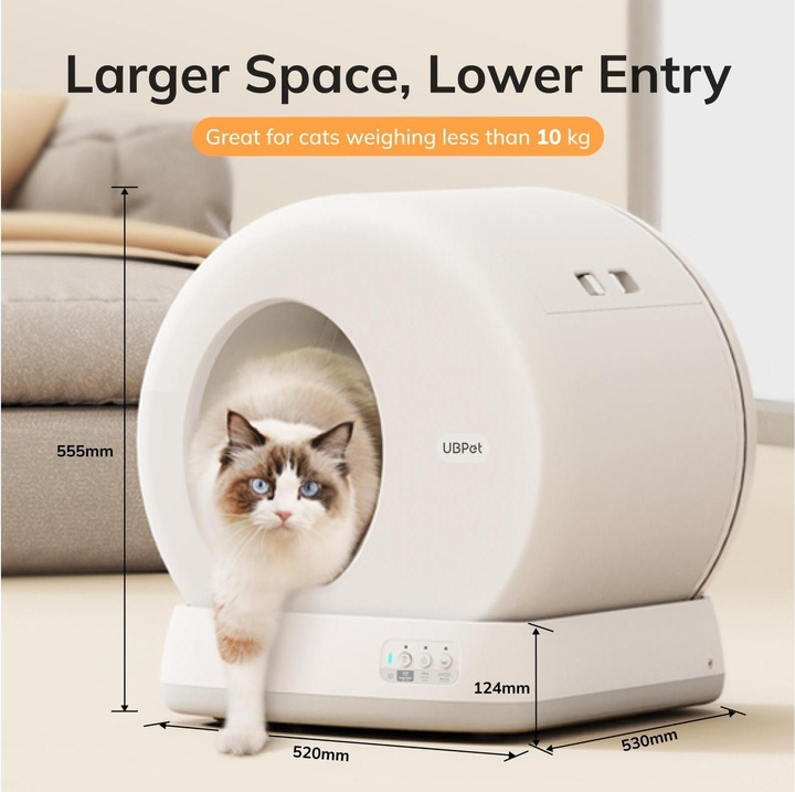 Image du produit UBPet Katzentoilette C10 (Bac à litière autonettoyant)